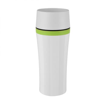 Isolierbecher TRAVEL MUG FUN 0,36 l weiß/grün