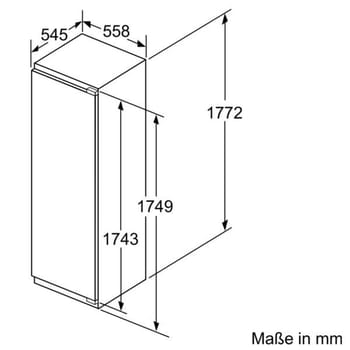 Set aus Serie 6 Einbau-Kühlschrank KIR81AFE0 + Aufbewahrungsbox