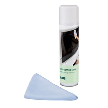 HAMA Bildschirmreiniger, Schaum + Reinigungstuch, 400 ml, TV, Büro + Küche