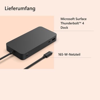 マイクロソフト Surface Thunderbolt 4 ドック Surface Thunderbolt 4 ドックを購入する (ポート、互換性、価格
