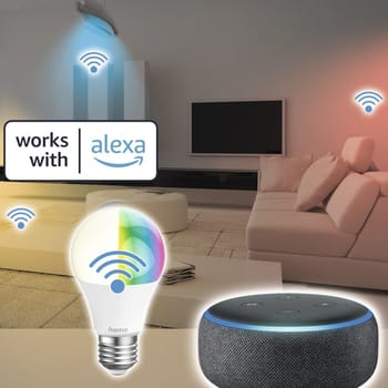 WLAN-LED-Lampe, E27, 10W, RGBW, ohne Hub, für Sprach-/App-Steuerung