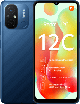 Redmi 12C 3GB+64GB Ocean Blue Smartphone