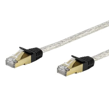Cat 6 Netzwerkkabel transparent 10 m