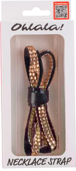 NECKLACE Strap Bling Rose Gold