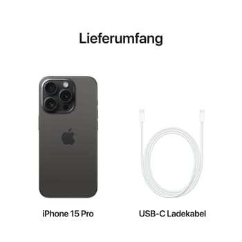iPhone 15 Pro 1TB Titan Schwarz