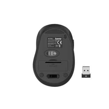 MW-400 V2, ergonomisch, USB-Empfänger, schwarz Maus