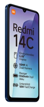 Redmi 14C 128G 新品 ブルー 青色 XIAOMI Redmi 14C 128 GB Starry Blue bei MediaMarkt