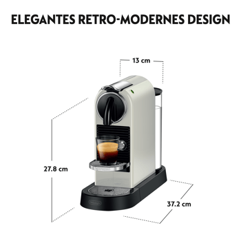EN 167.W Citiz weiß Nespresso-Kapselmaschine
