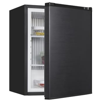 Exquisit Absorber Kühlschrank FA60-260G 43 Liter - Flüsterleiser Mini-Kühlschrank Schwarz