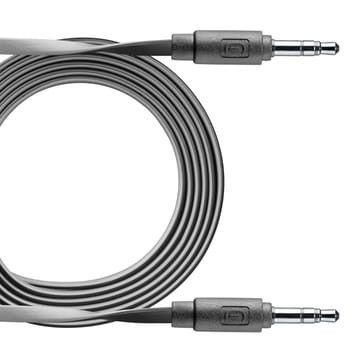 Audio Adapter Kabel 3,5mm zu 3,5mm Klinkenanschluss 1m Black