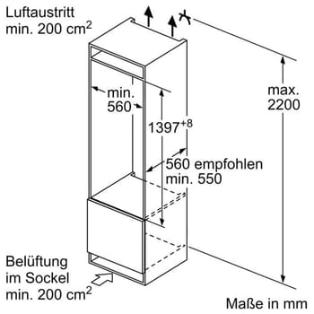iQ700 KI52FADF0 Einbaukühlschrank mit Gefrierfach