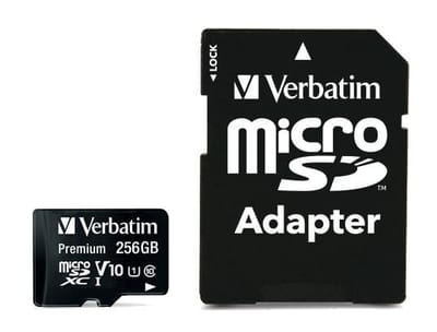 Premium Micro SDXC 256GB C10/U1 + Adapter micro SDXC Speicherkarte