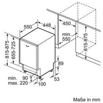 SPV6ZMX00D Einbau-Geschirrspüler