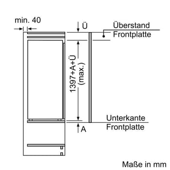 iQ700 KI52FADF0 Einbaukühlschrank mit Gefrierfach
