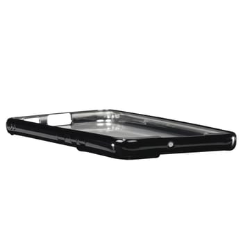 Handyhülle Cover "Clear&Chrome" für Samsung Galaxy S22 (5G), Schwarz
