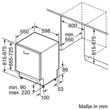 S157ZBX02D Einbau-Geschirrspüler vollintegriert 60 cm