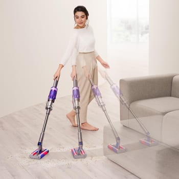 Omni-Glide Akku-Handstaubsauger mit Stiel