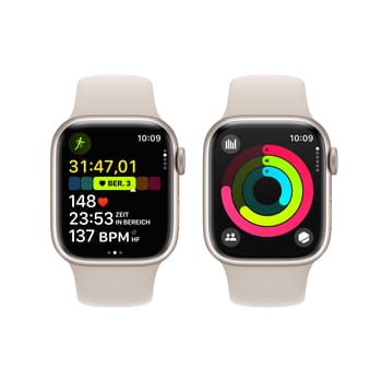 Watch Series 9 GPS 41mm Polarstern Aluminiumgehäuse mit Polarstern Sportband - S/M