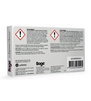 Sage Espresso Reinigungstabletten - 6 Stück Für Alle Sage Kaffeemaschinen