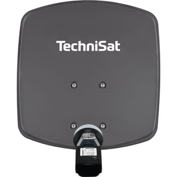 DIGIDISH 33, Satfinder V/H-LNB Satellitenschüssel 33 cm mit Single LNB
