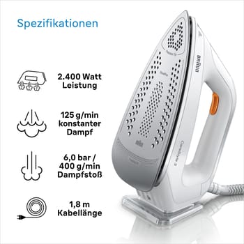 IS 3132 WH CareStyle 3 Dampfbügelstation