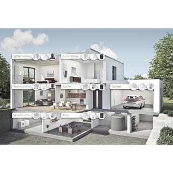 WLAN-LED-Lampe, E27, 8,5W, RGBW, dimmbar, Birne, Sprach-/App-Steuerung, 3St (00176635) Smart Home Lampen