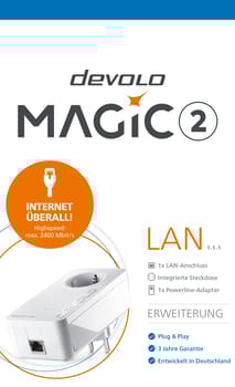Magic 2 LAN Erweiterungsadapter Powerline