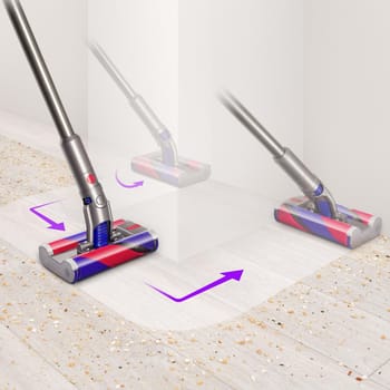 Omni-Glide Akku-Handstaubsauger mit Stiel