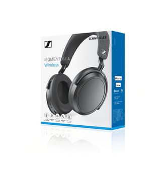 SENNHEISER MOMENTUM 4 Wireless Black Over-Ear Kopf - bei
