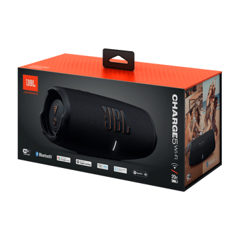 Charge 5 WiFi schwarz Bluetooth-Lautsprecher