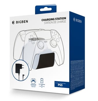 Ladestation für 2 Playstation 5 Controller Dual-Charger mit Netzteil
