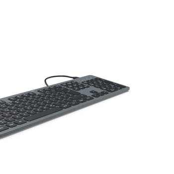 Equip USB-Tastatur Deutsch, Schwarz – 105 Tasten, Soft-Touch, Plug & Play, 1,35 M Kabel