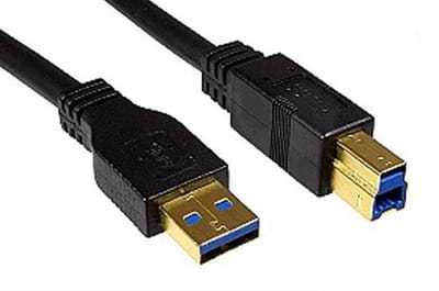 USB 2.0-Druckerkabel – 3 M, Typ A Auf Typ B, Vergoldete Stecker, Für Drucker, Scanner, Festplatten