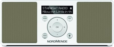 Portables DAB+ Digitalradio Transita 200 weiß-perlgold