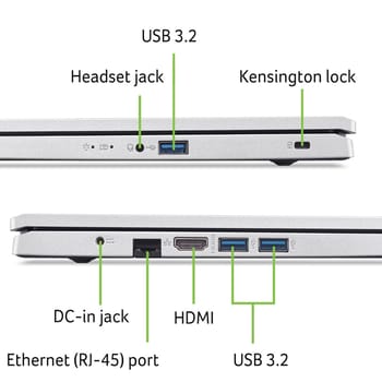 ACER Aspire 3 (A317-54-78LA), Silber, 17,3, Full-H - bei expert kaufen