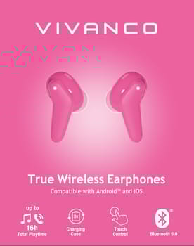 Bluetooth® Fresh Pair, True Wireless Stereo Headset pink In-Ear Kopfhörer