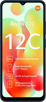 Redmi 12C 3GB+64GB Ocean Blue Smartphone