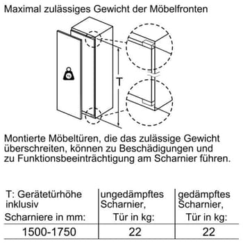 iQ500 KI82LADE0 Einbaukühlschrank mit Gefrierfach