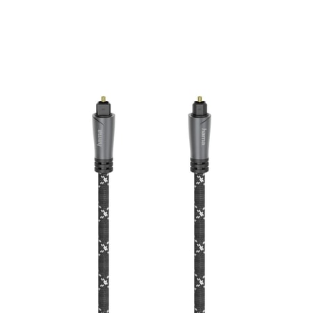 Audio-Lichtleiter-Kabel, ODT-Stecker (Toslink), Metall, 1,5 m