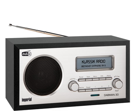 DABMAN 30 schwarz-silber DAB+ Radio - bei expert kaufen