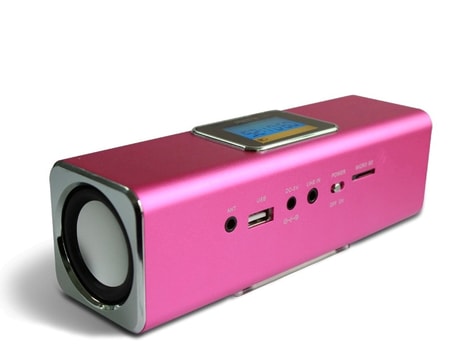 Top-Verkaufskanal MusicMan MA Display pink Mobiler Lautsprecher expert - kaufen bei