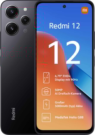 「美品」RedMI Note12 4GRAM 128G ブラック 15日使用 Xiaomi Redmi 12 4GB + 128GB Midnight Black Smartph - bei expert kaufen