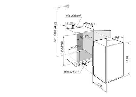 Einbaukühlschrank bei expert Gefrierfa IRBSe kaufen 001 4120-20 - ohne