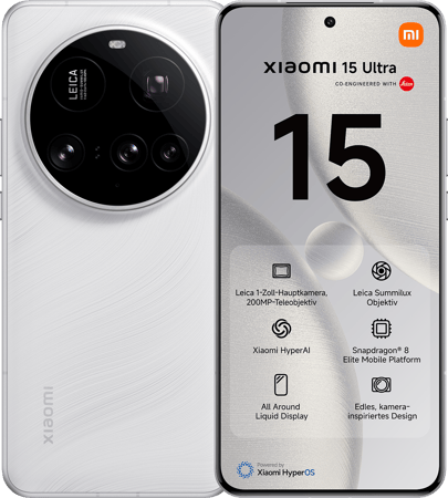 Xiaomi 15 Ultra 16GB + 512GB White Smartphone - bei expert kaufen
