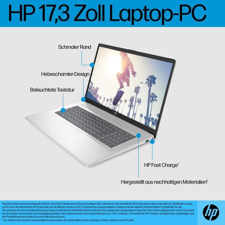HP Notebook 17-cn3676ng, Silber, 17,3 Zoll, Full H - bei expert kaufen 
