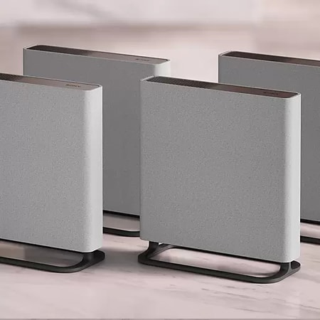 Lautsprecher Standfuß Für Sony HT-A9M2 - Aluminium Silber Mit Netzkabel