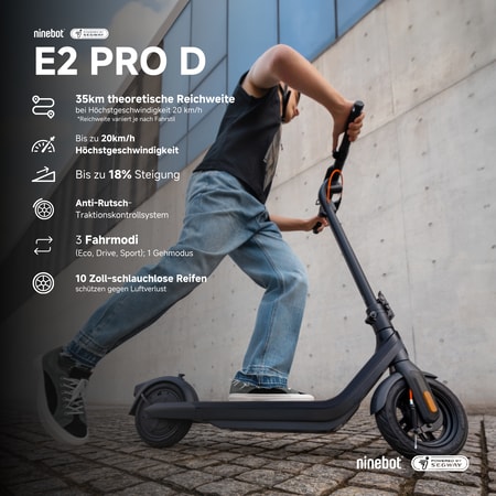 E2 Pro Segway Ninebot Kickstarter Segway KickScooter E2 PRO D E