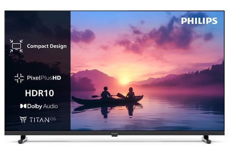 Téléviseur Intelligent Philips 32PFS6000 - 32 Pouces HD, Titan OS, Pixel Plus, Dolby Digital, Compatible Alexa/Google