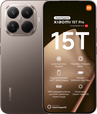 Xiaomi 15T Pro 12GB + 512GB Mocha Gold Smartphone - bei expert kaufen