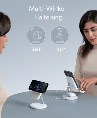 Anker 633 Magnetic Wireless Charger (MagGo), weiß - bei expert kaufen